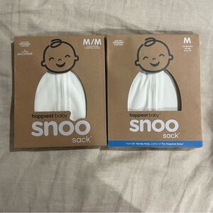 Two NEW Medium Snoo Sleep Sacks by Happiest Baby